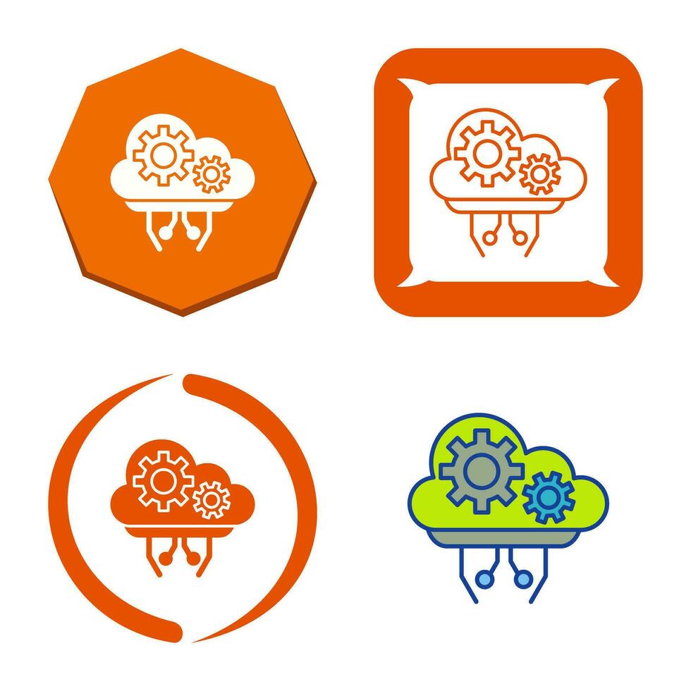 cloud computing vector icon