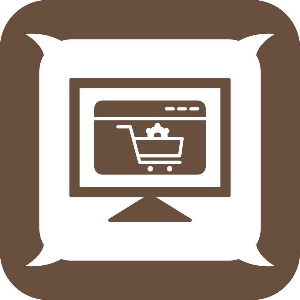 ecommerce instellingen vector icoon