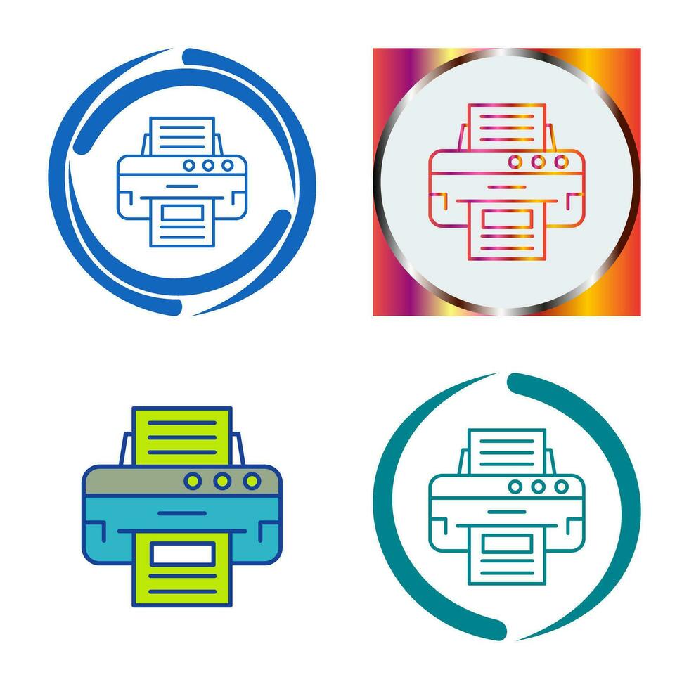 printer vector pictogram