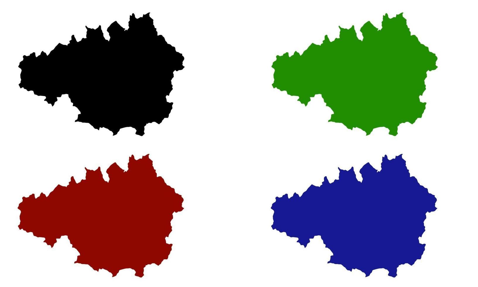 Manchester stadsplattegrond silhouet in het verenigd koninkrijk vector