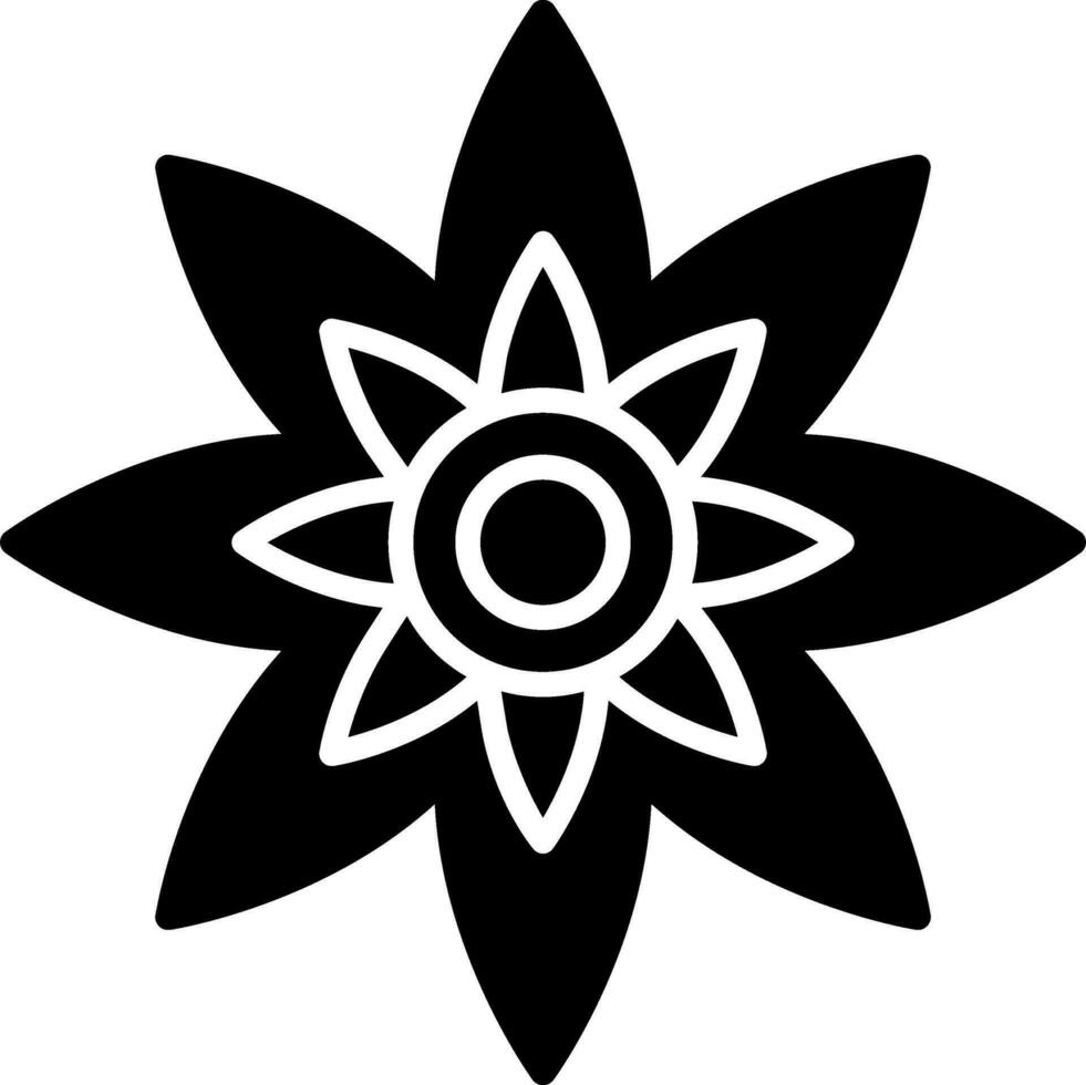 lotusbloem vector icon