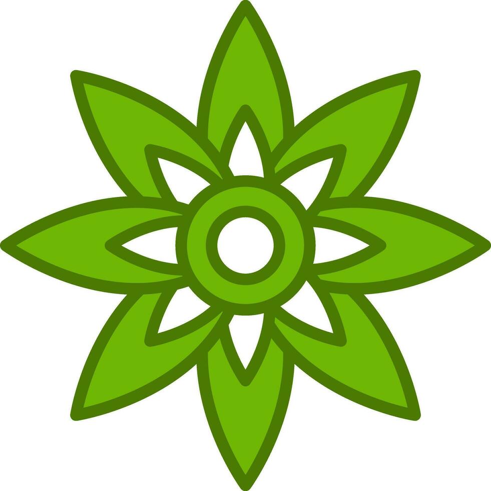 lotusbloem vector icon