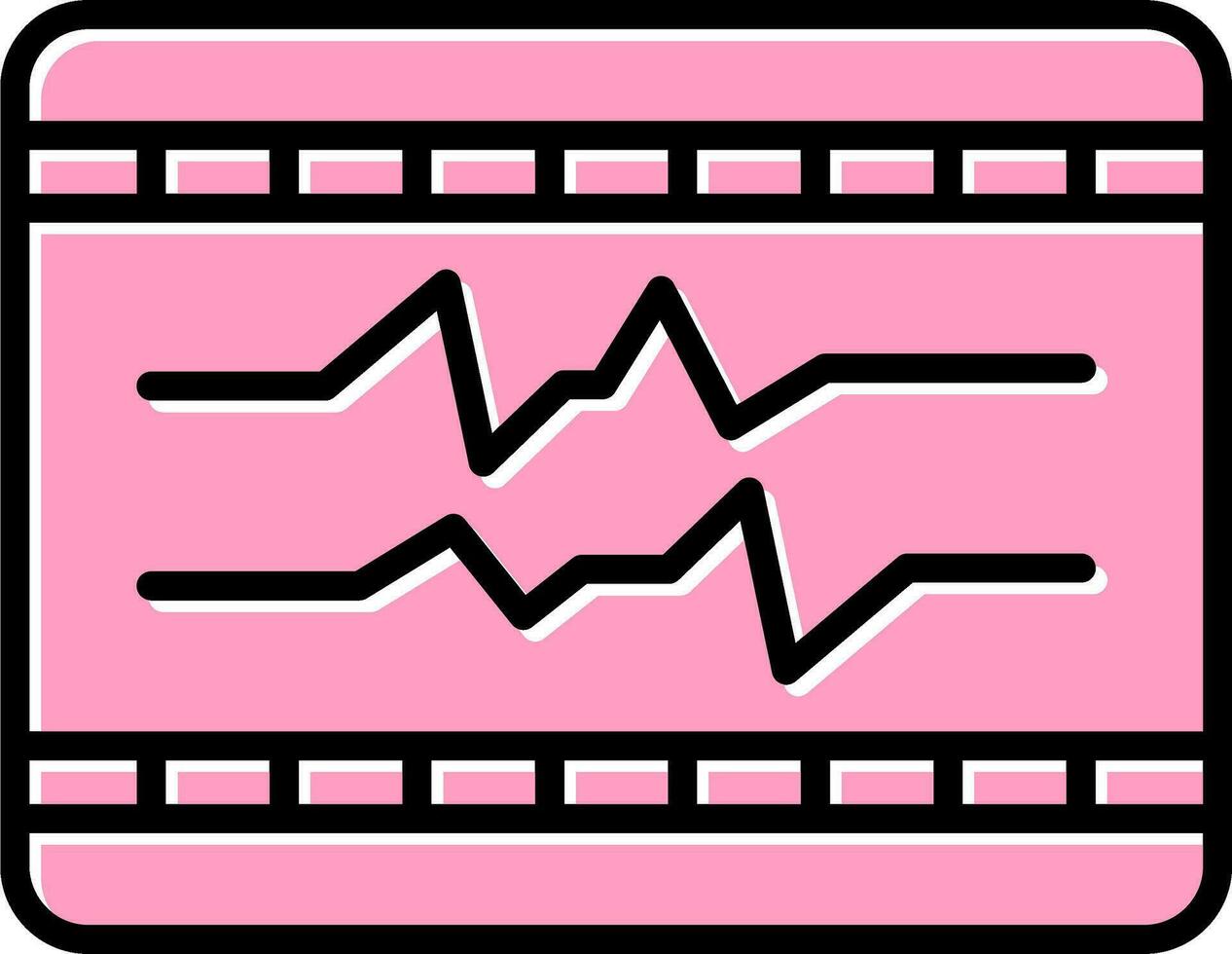 ecg vector icoon