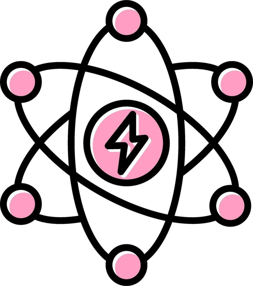 atomair energie vector icoon