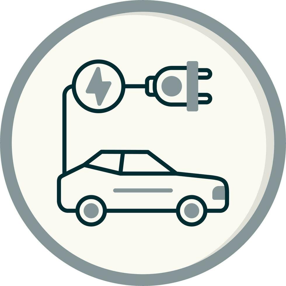 elektrische auto vector icon