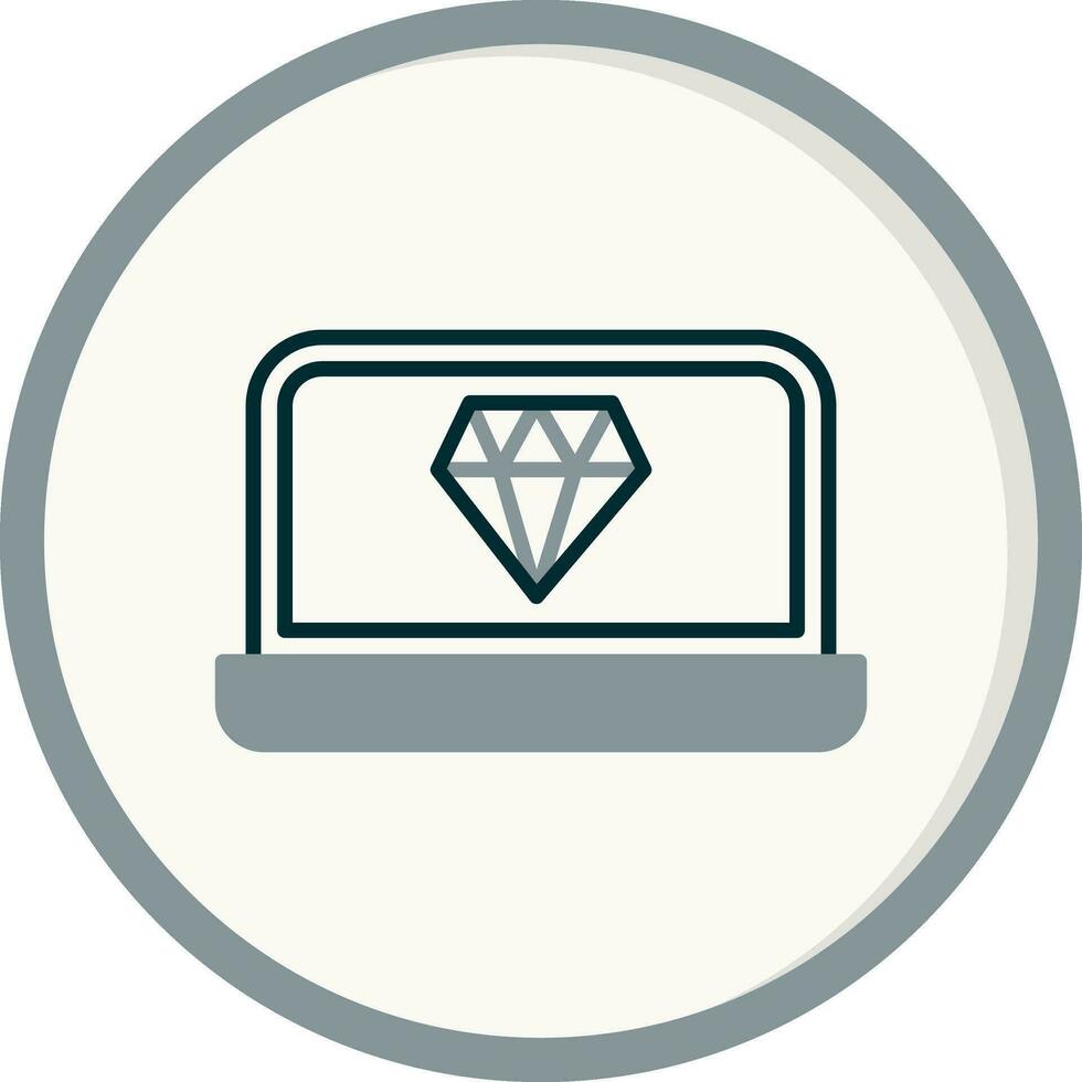 diamant vector pictogram