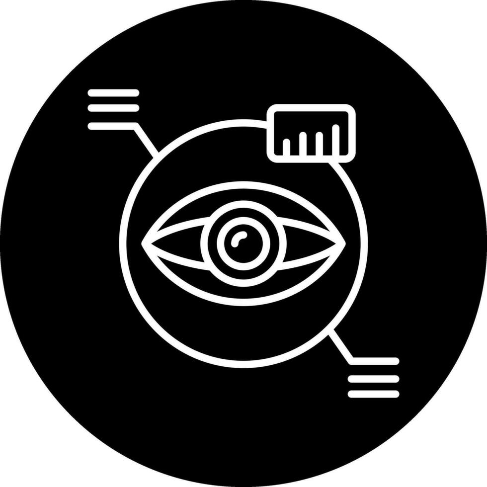 oog scanner vector icoon