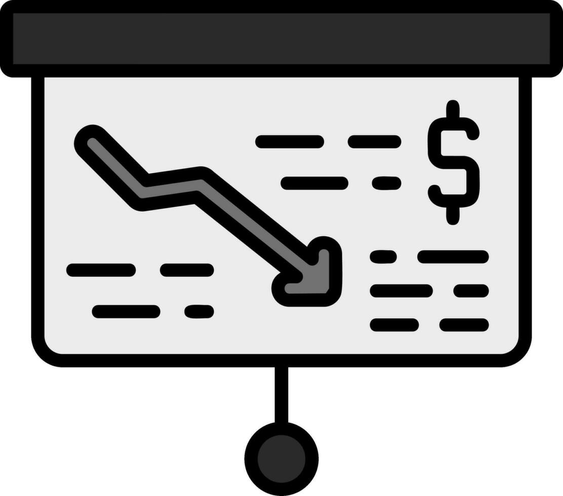 presentatie vector pictogram