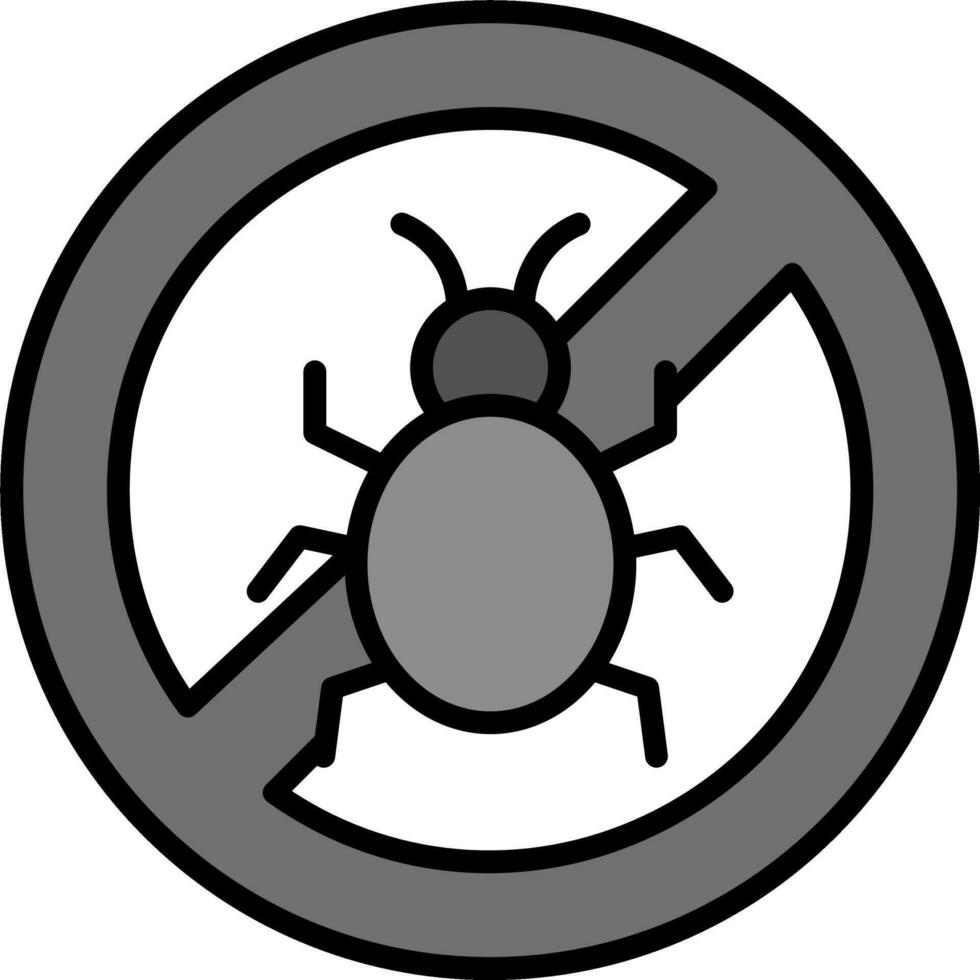 Nee bugs vector icoon