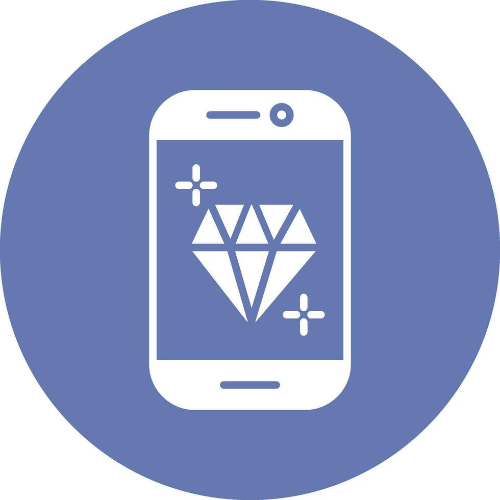 diamant vector pictogram