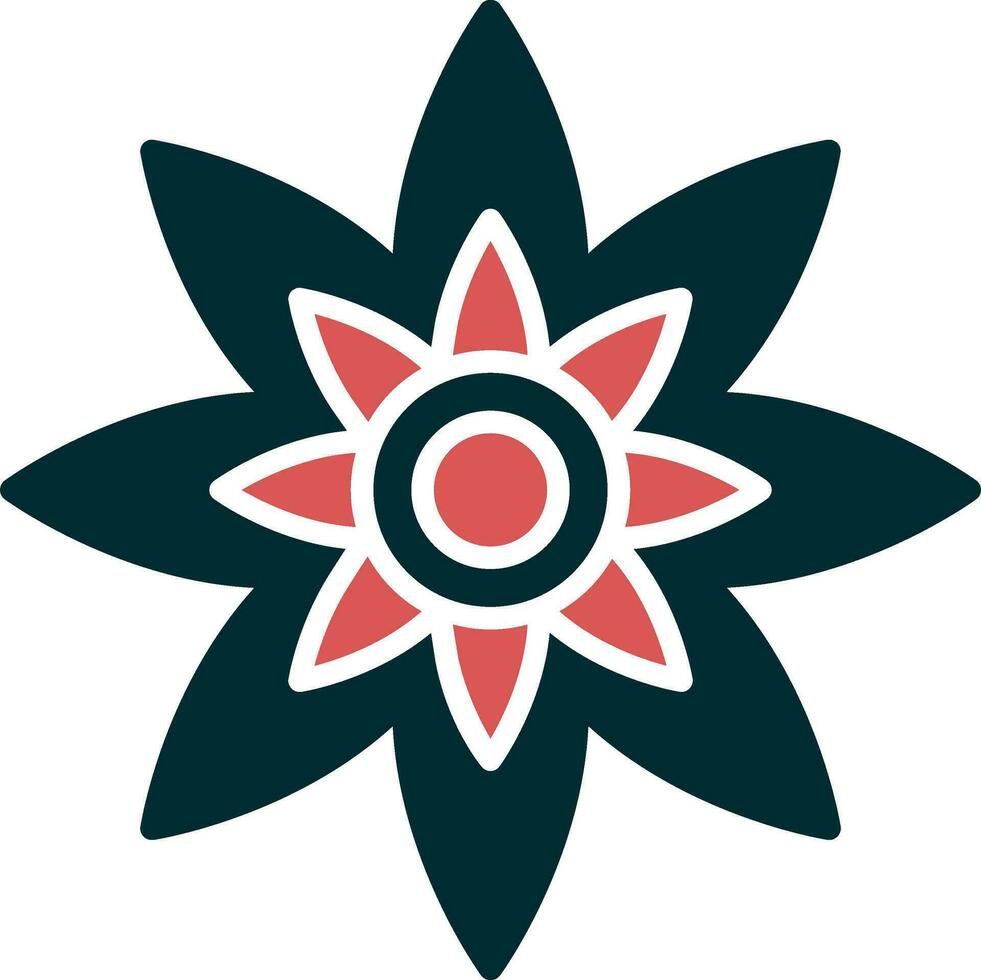 lotusbloem vector icon