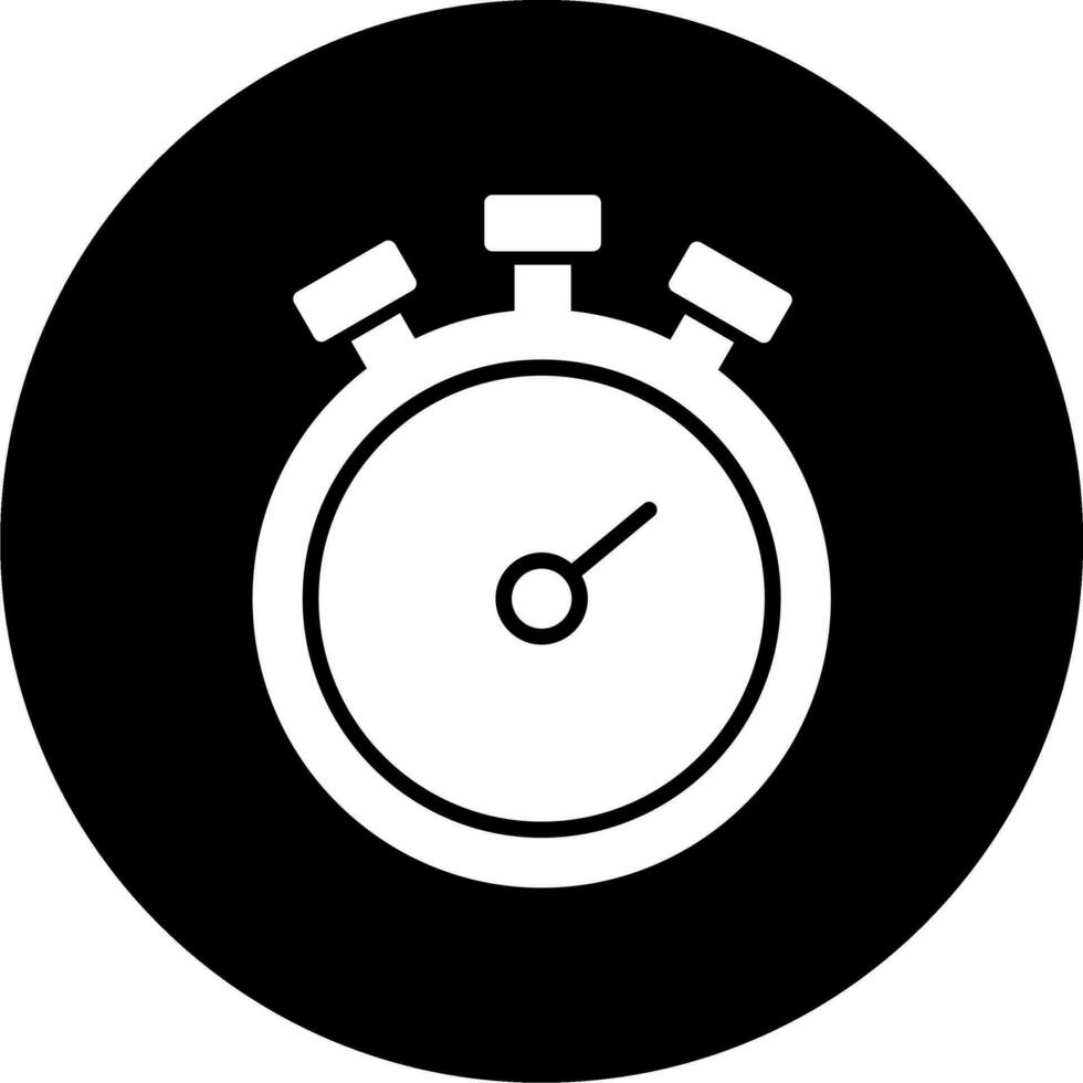 stopwatch vector pictogram