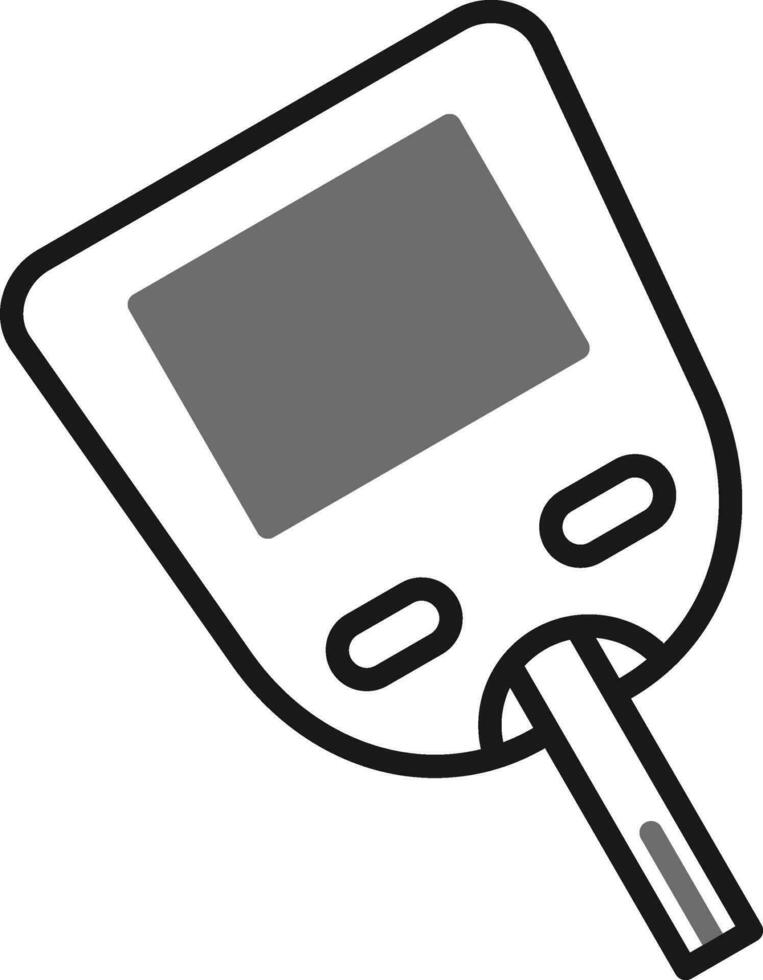 vector pictogram glucosemeter