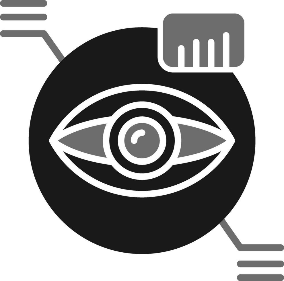 oog scanner vector icoon