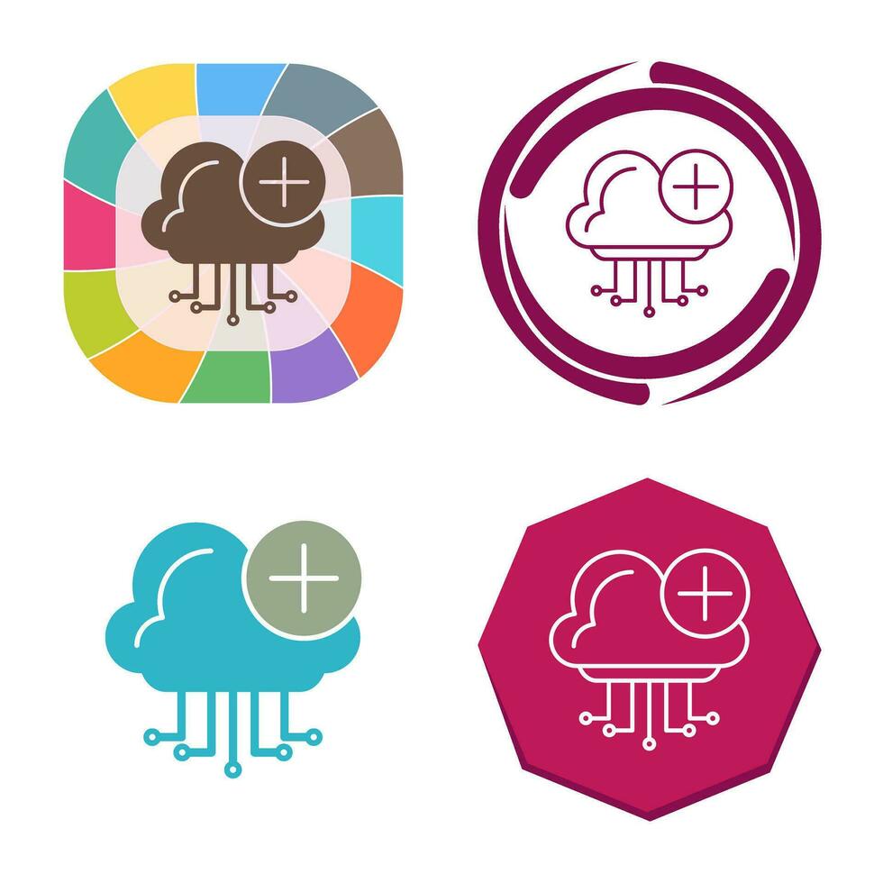 cloud computing vector icon