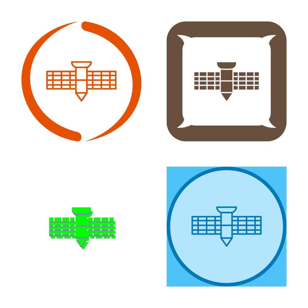 satelliet vector pictogram