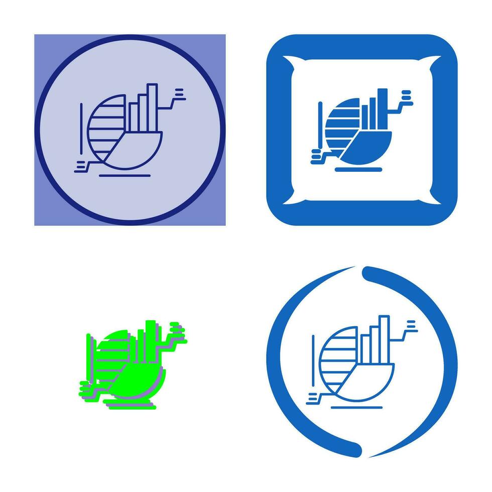 cirkeldiagram vector pictogram