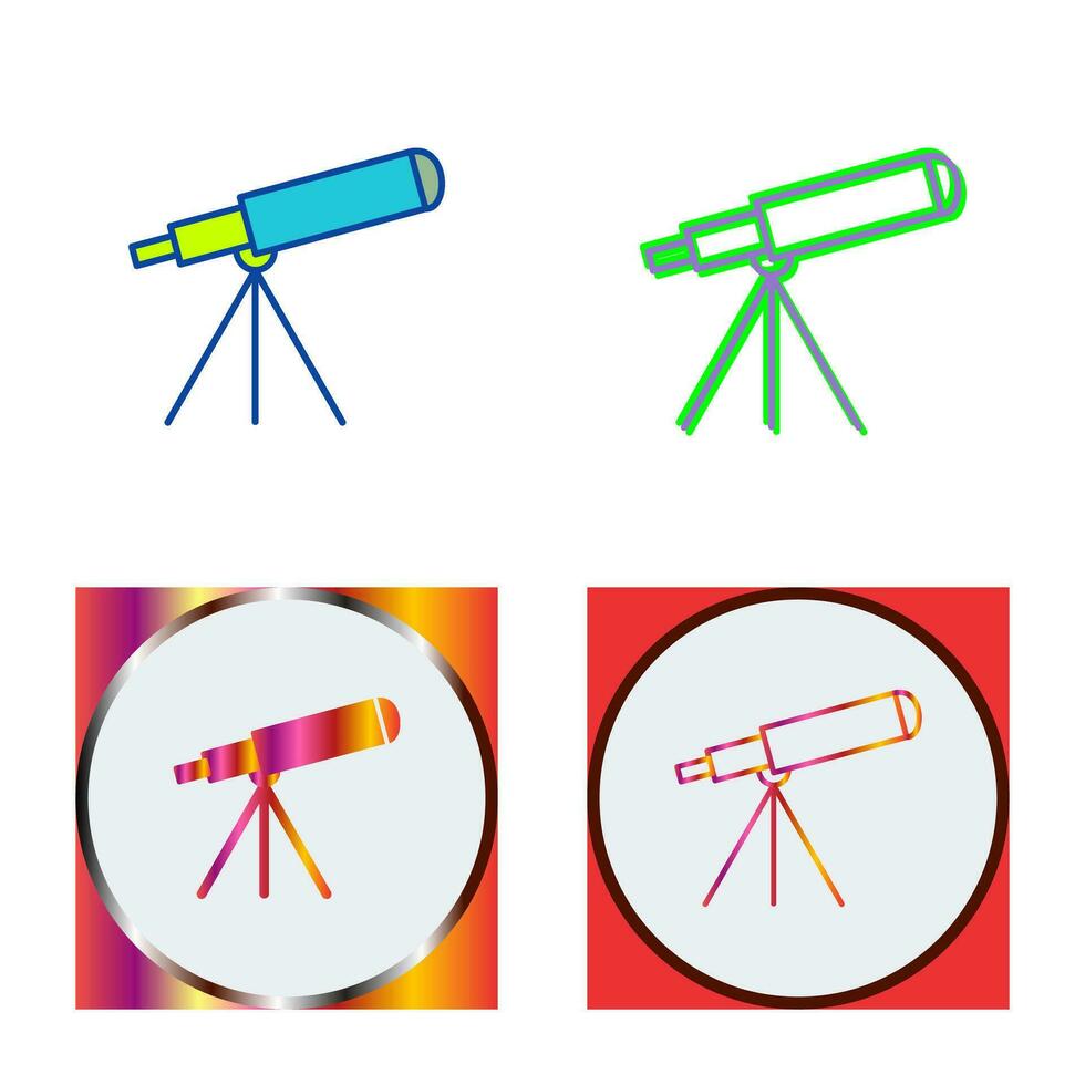 telescoop vector pictogram