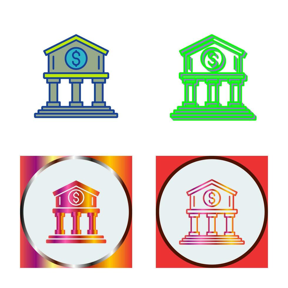 bank vector pictogram