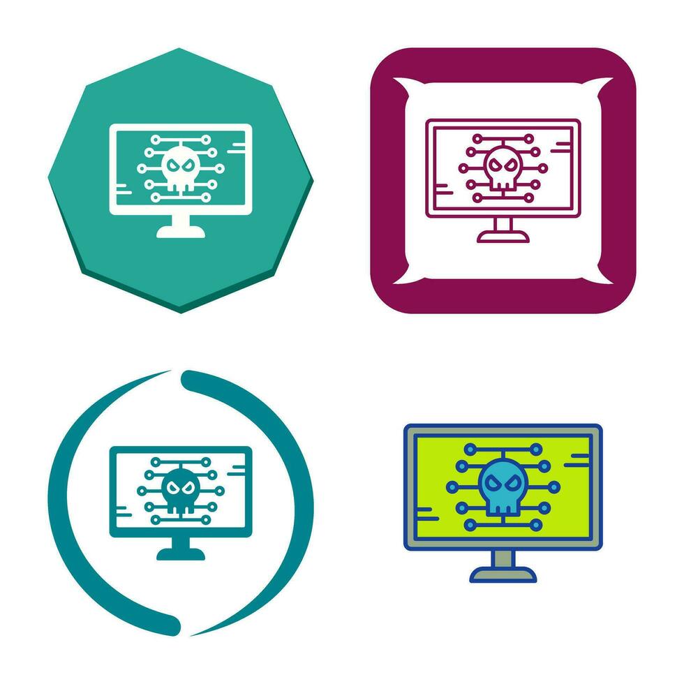 malware vector pictogram