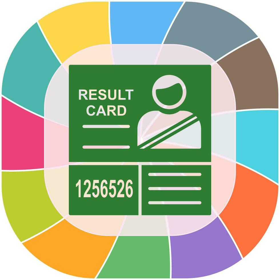 kandidaat resultaten vector icoon