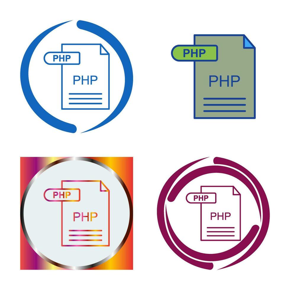 php vector icoon