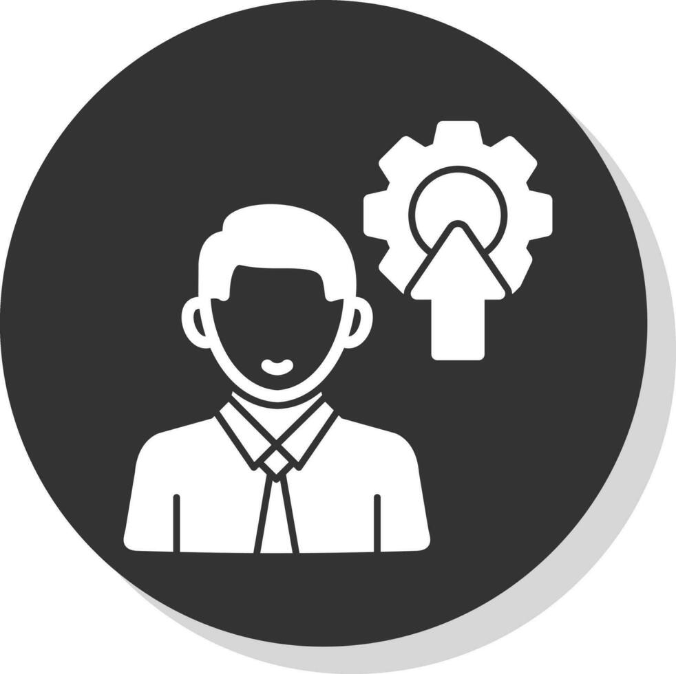 werknemer ontwikkeling vector icoon ontwerp