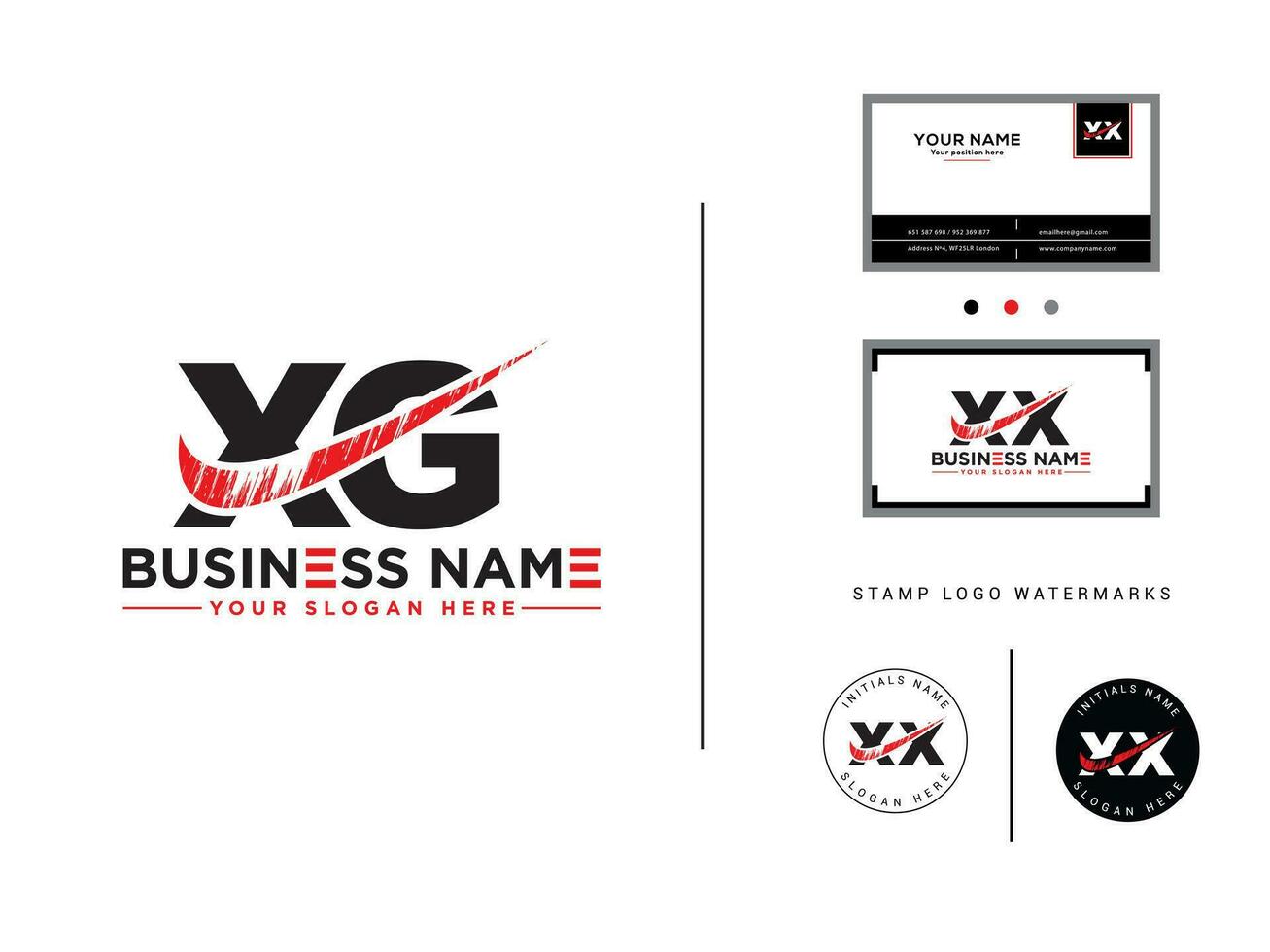 abstract xg logo icoon, alfabet xg borstel brief logo voor winkel vector