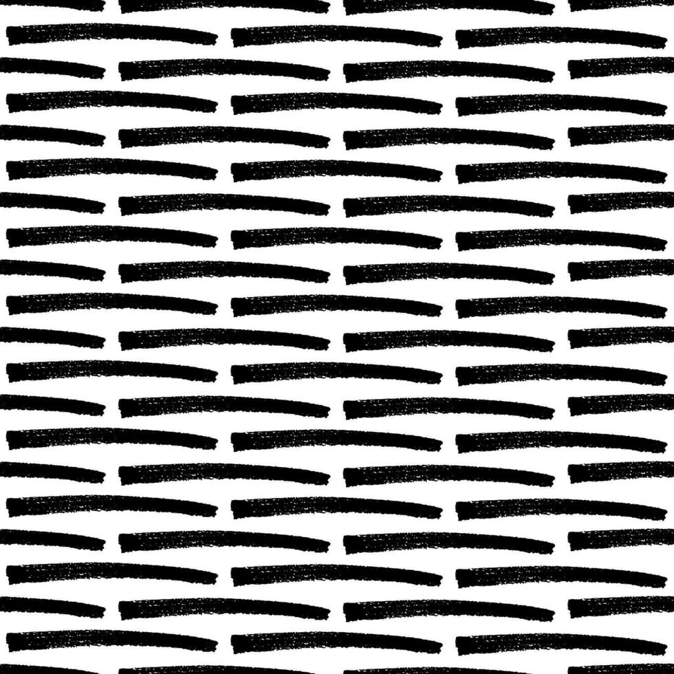 naadloos patroon met zwart markeerstift penseelstreken vector