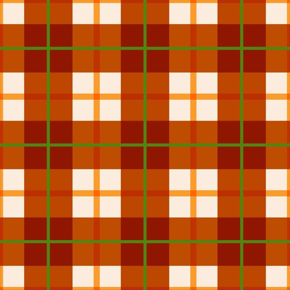 eenvoudig geometrisch naadloos patroon in een Schotse kooi. vector