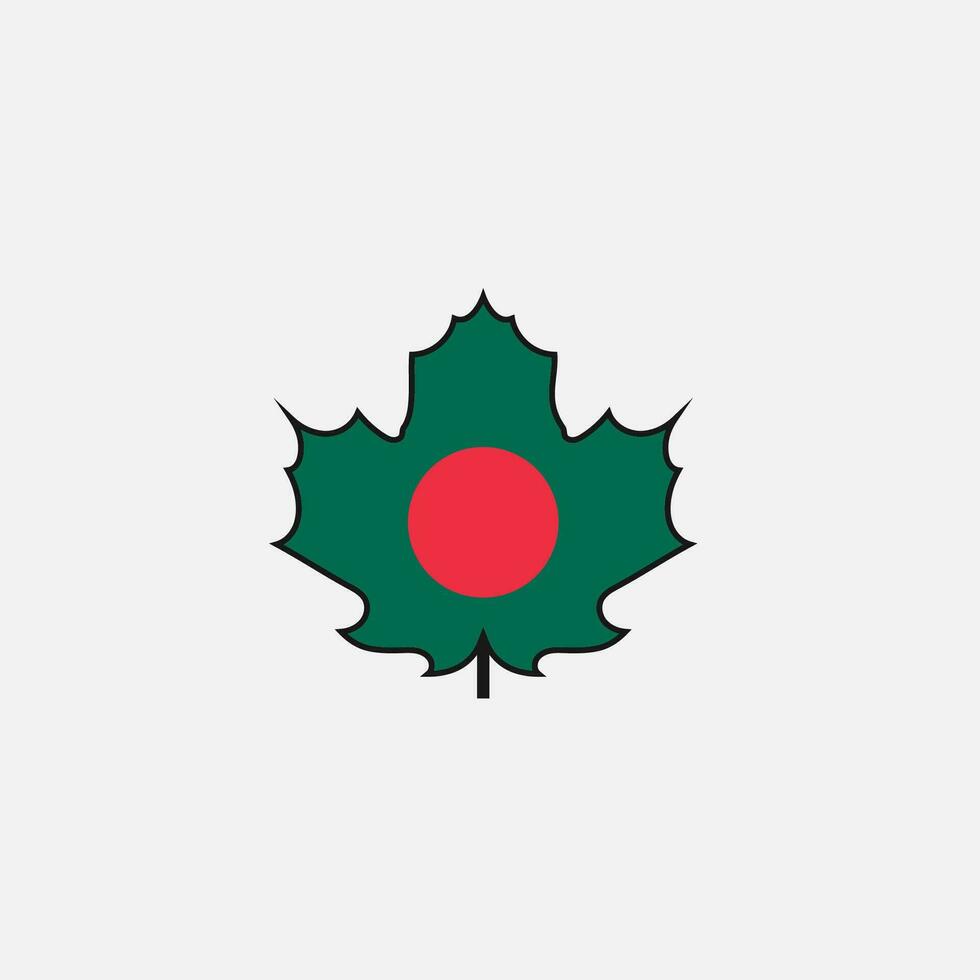 vlag van bangladesh vector