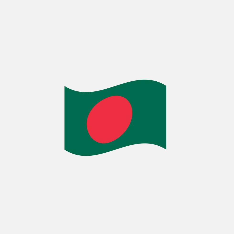 vlag van bangladesh vector