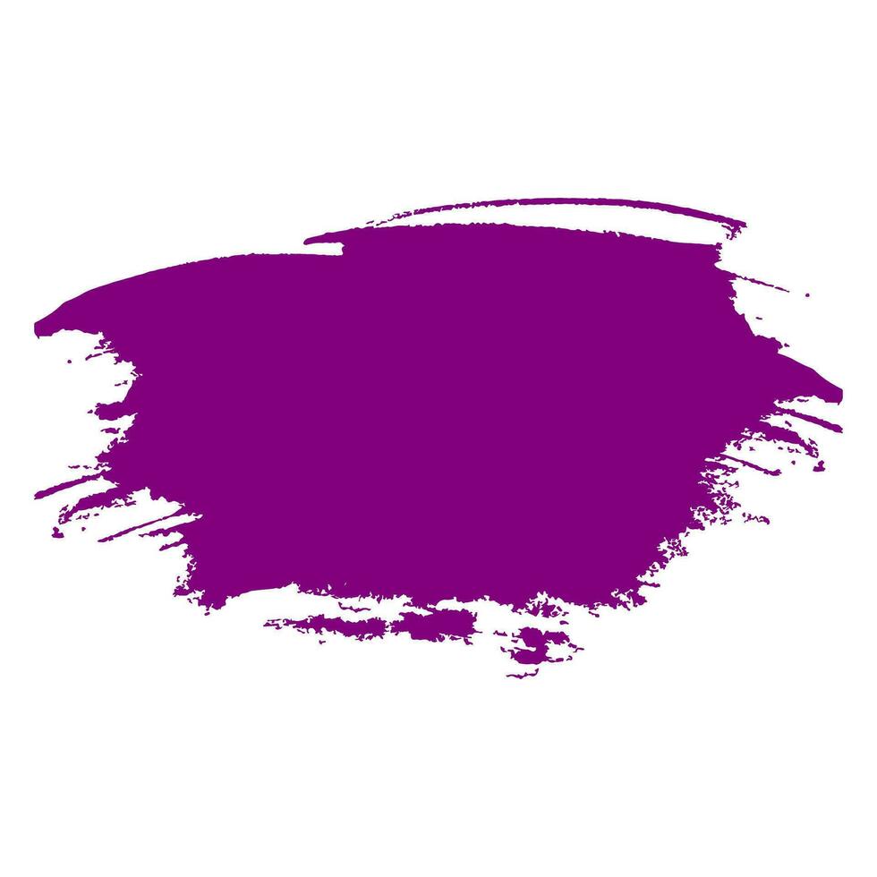 Purper inkt verf borstel beroerte vector