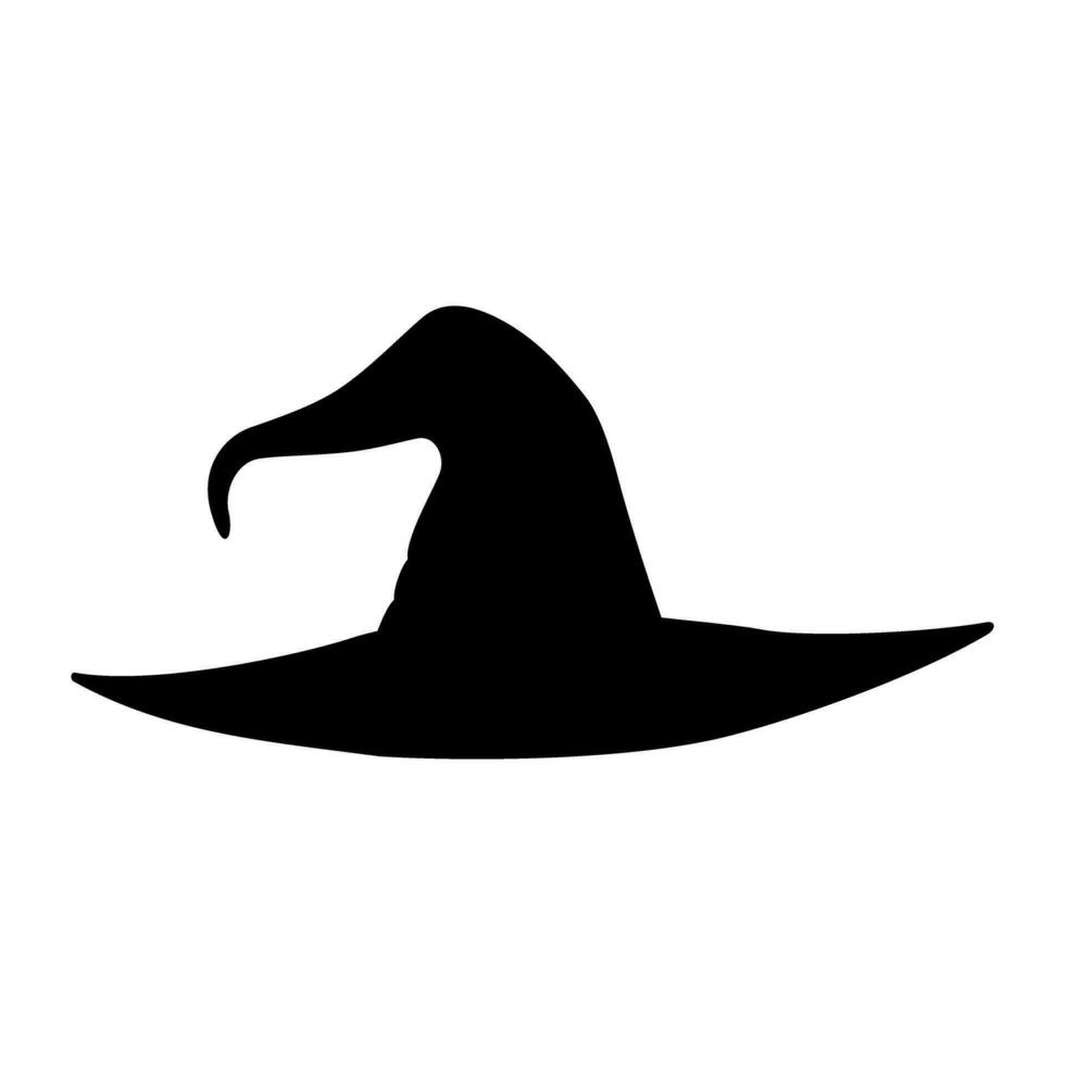 heks hoed icoon vector. halloween illustratie teken. heks symbool of logo. vector