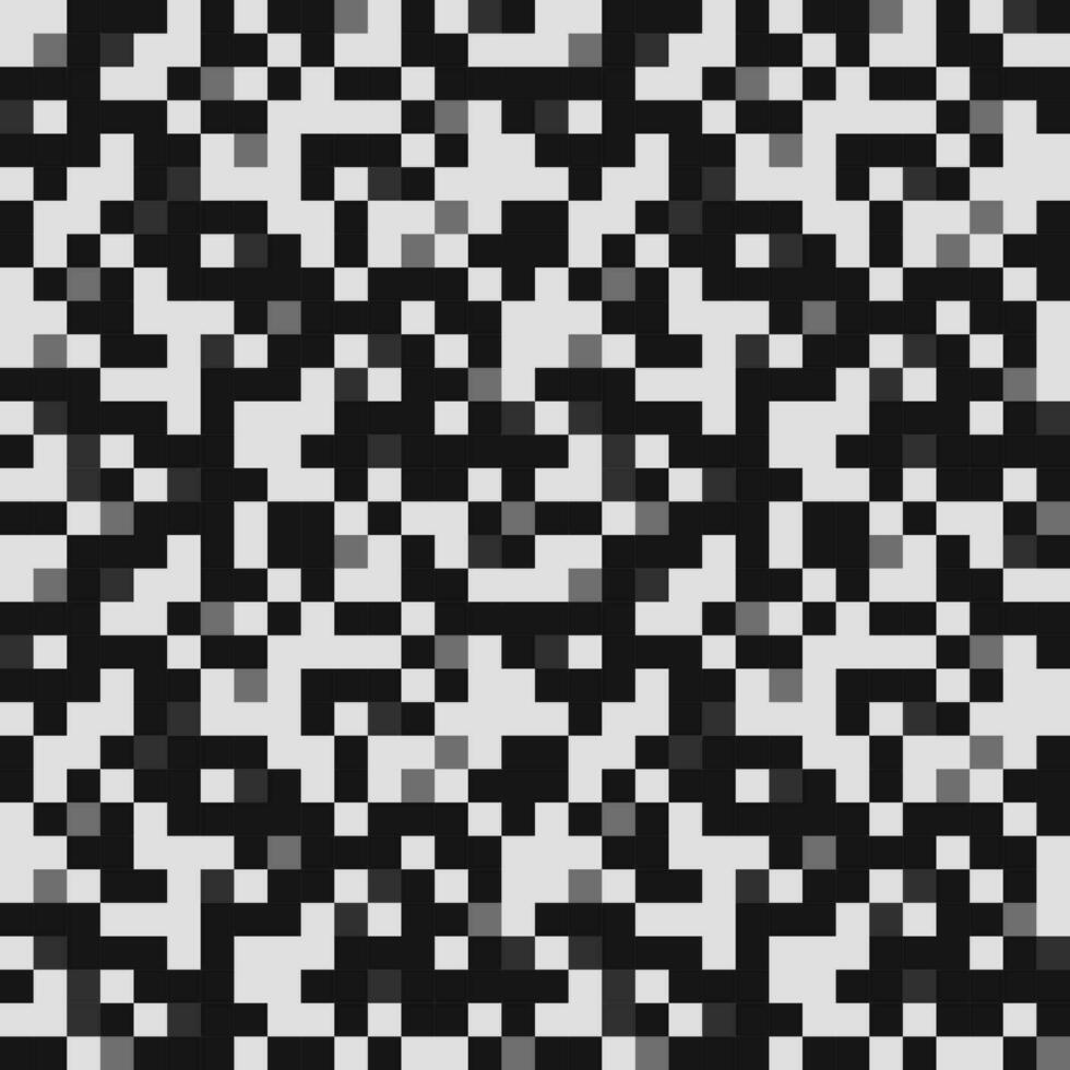 camouflage structuur pixel naadloos patroon. vector