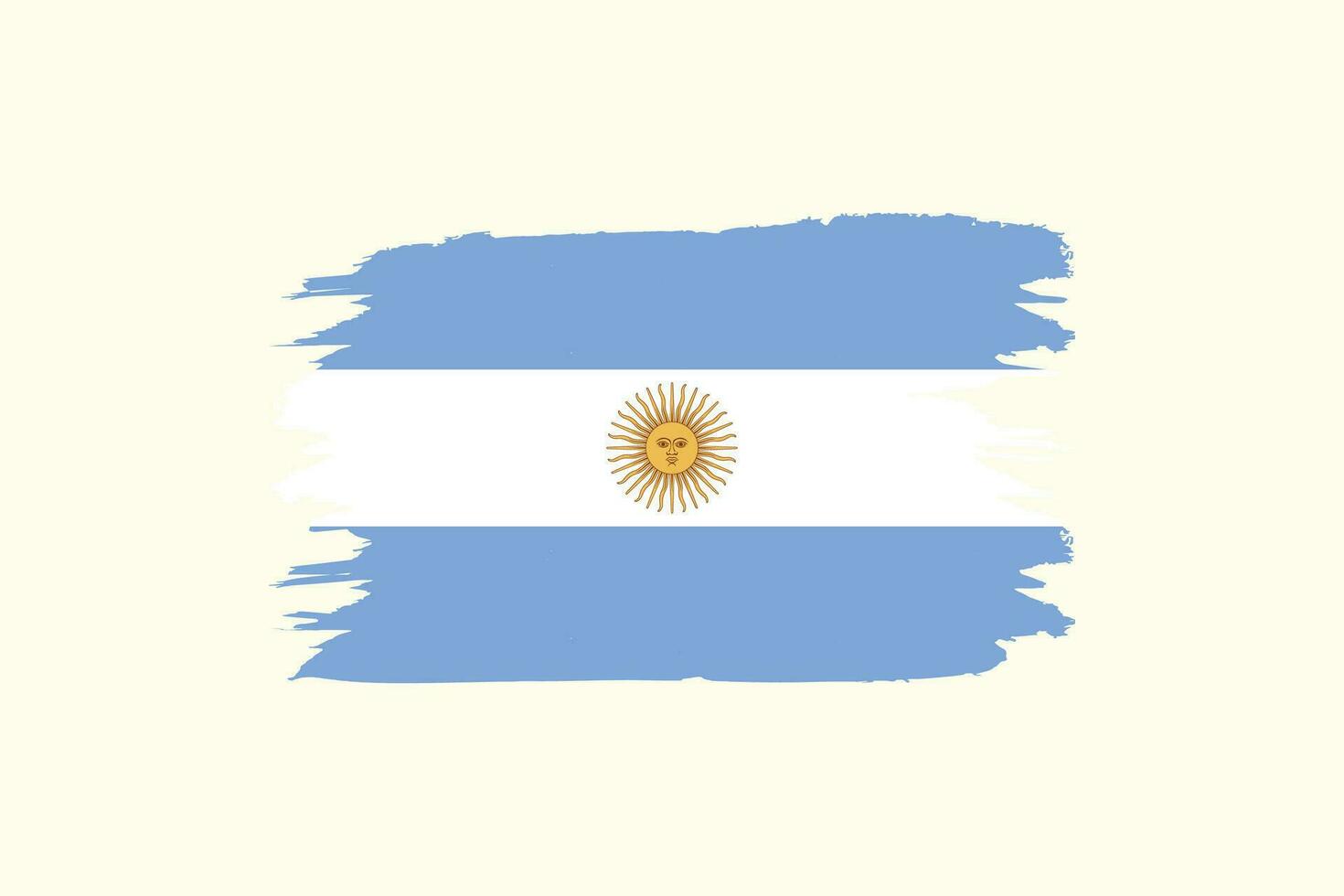 vector illustratie van Argentinië vlag