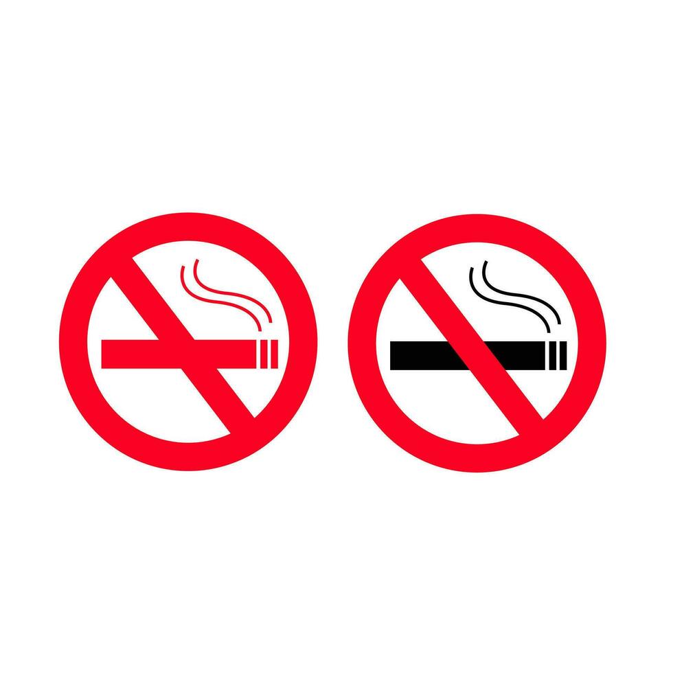 algemeen Nee roken teken vector