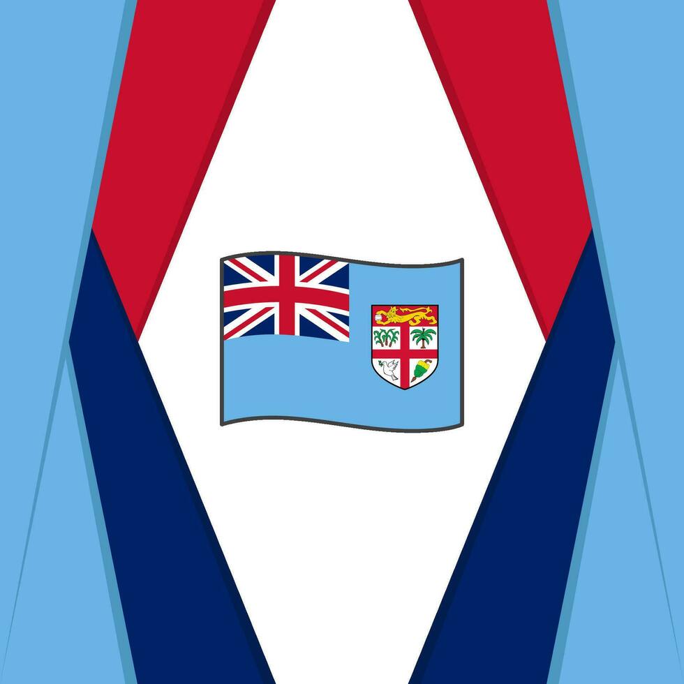fiji vlag abstract achtergrond ontwerp sjabloon. fiji onafhankelijkheid dag banier sociaal media na. fiji achtergrond vector