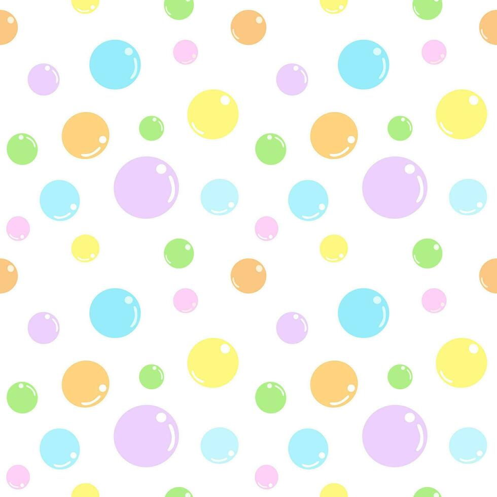naadloos patroon kleurrijk bubbel vector, abstract ontwerp voor partij, viering, verjaardag achtergrond, papier inpakken vector