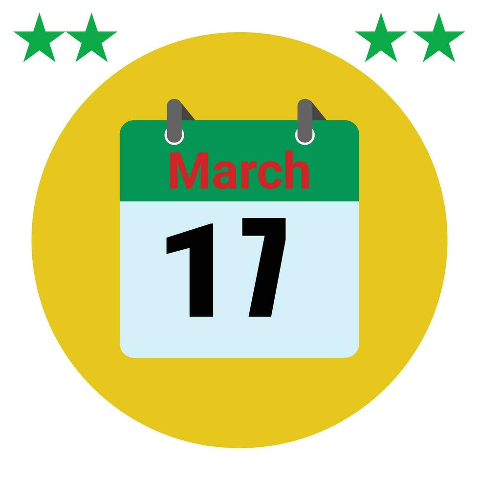 maart dagelijks kalender icoon vector
