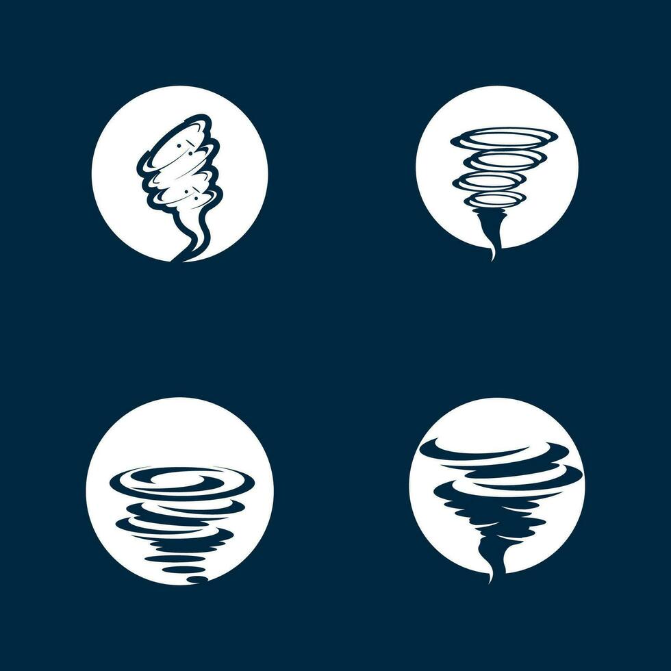 tornado logo symbool vector illustratie ontwerp