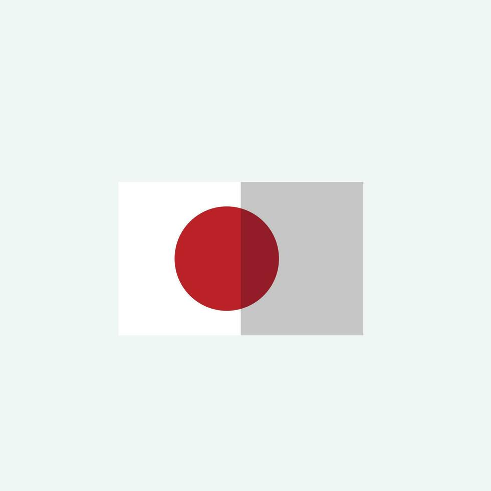 japan vlagpictogram vector