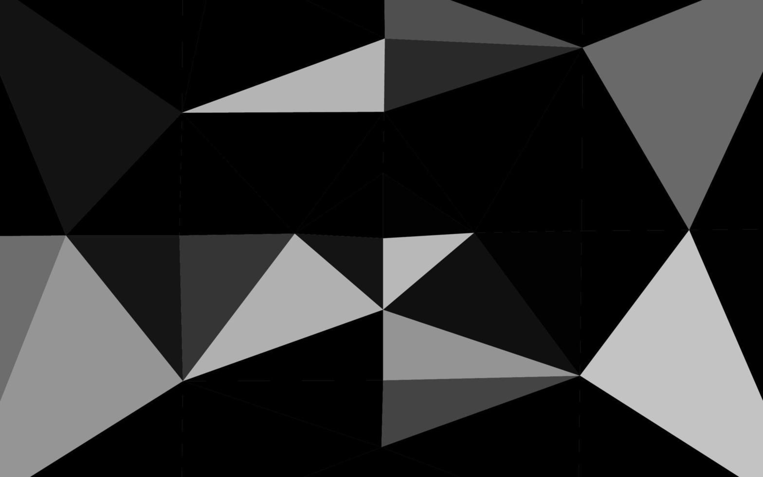 donker zilver, grijs vector abstract mozaïekpatroon.