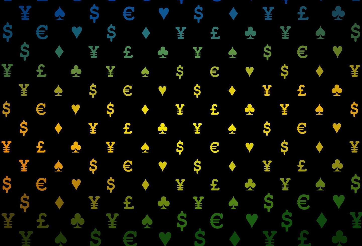 donkerpaarse vectortextuur met speelkaarten. vector