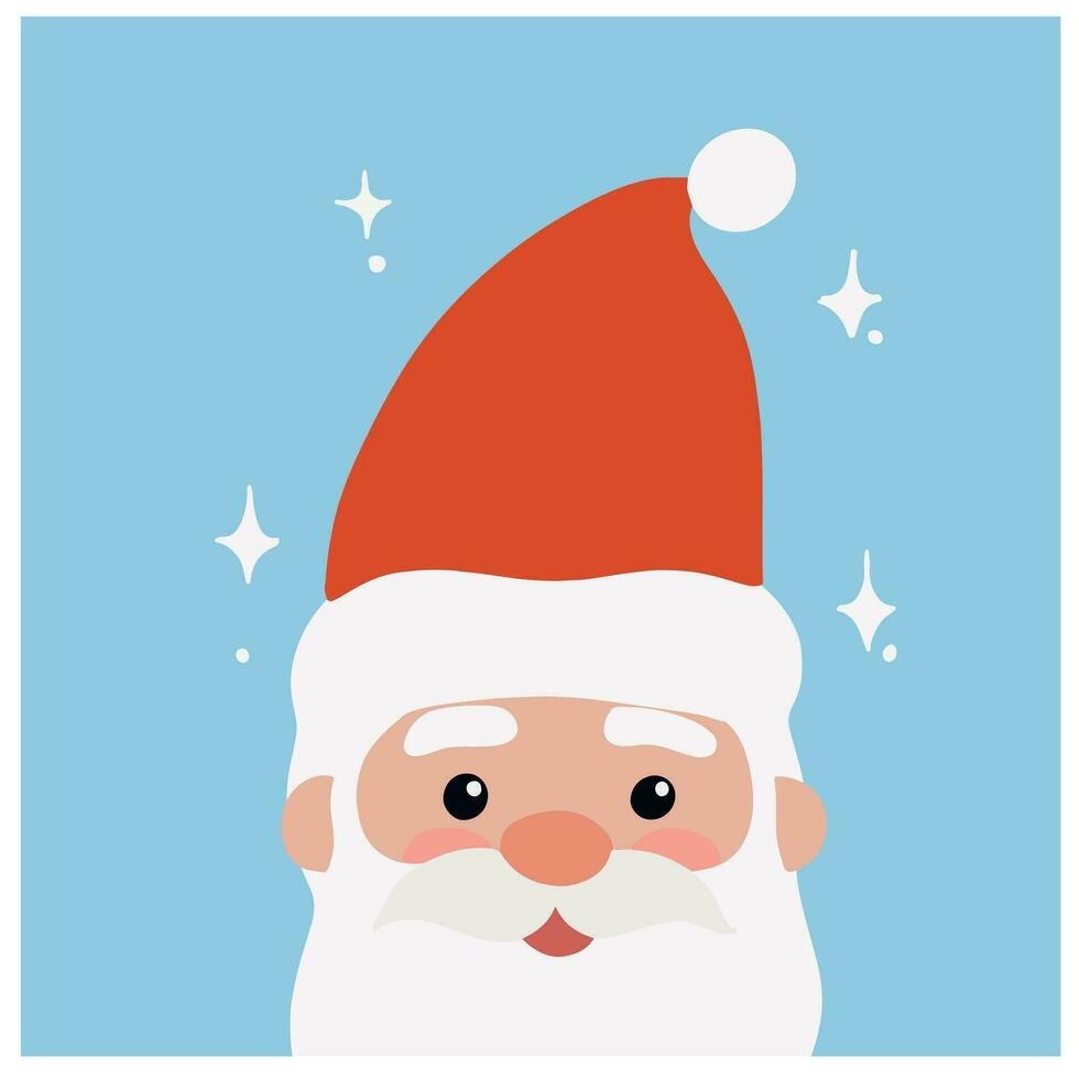 schattig vector sinterklaas de kerstman claus illustratie