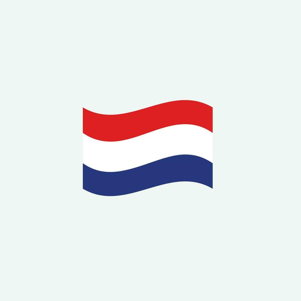 Nederland vlag icoon vector