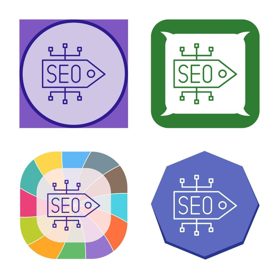 seo label vector icoon