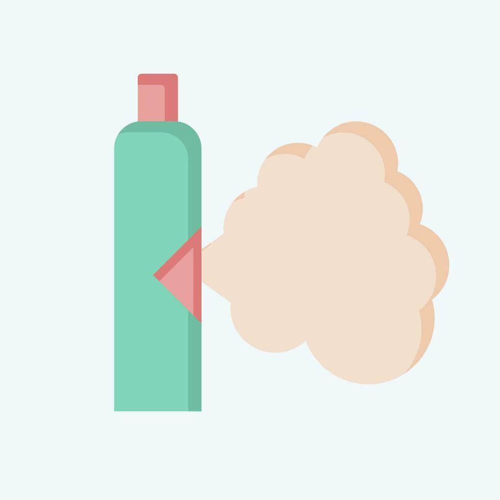 icoon gas. verwant naar vergiftigen symbool. vlak stijl. gemakkelijk ontwerp bewerkbaar. gemakkelijk illustratie vector