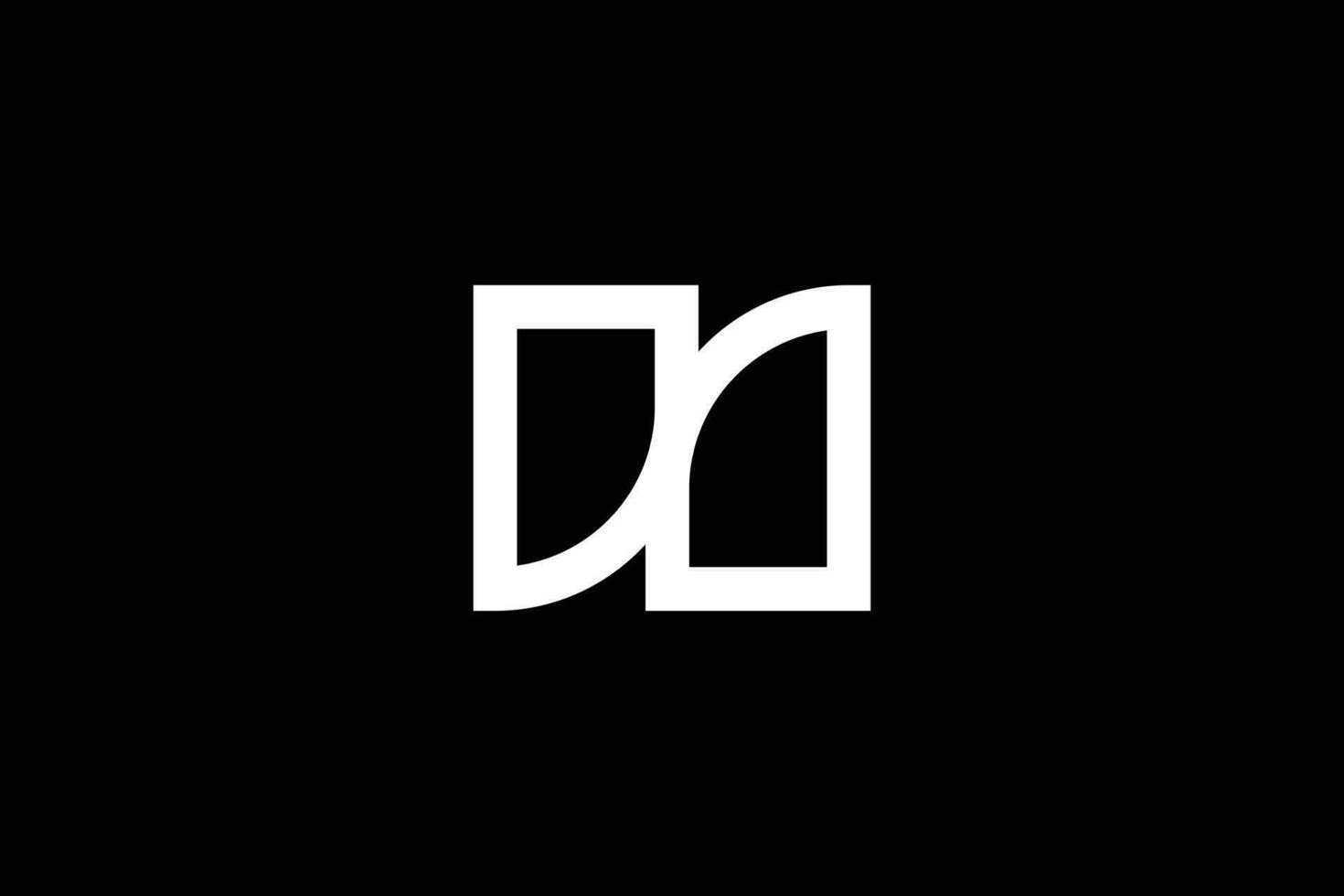 brief n eerste gebaseerd alfabet icoon logo ontwerp vector