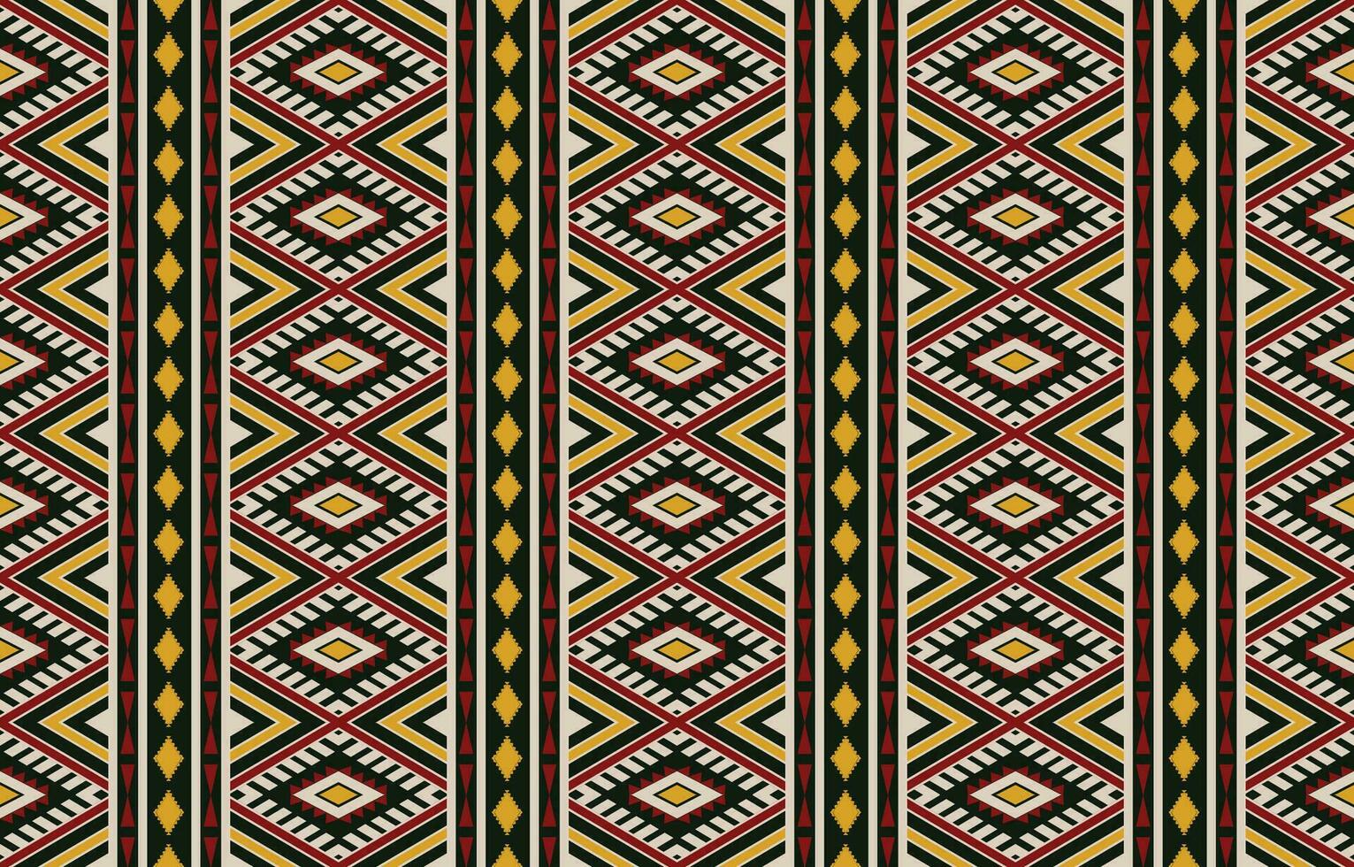 etnisch abstract ikat kunst. aztec ornament afdrukken. meetkundig etnisch patroon naadloos kleur oosters. ontwerp voor achtergrond ,gordijn, tapijt, behang, kleding, inpakken, batik, vector illustratie.